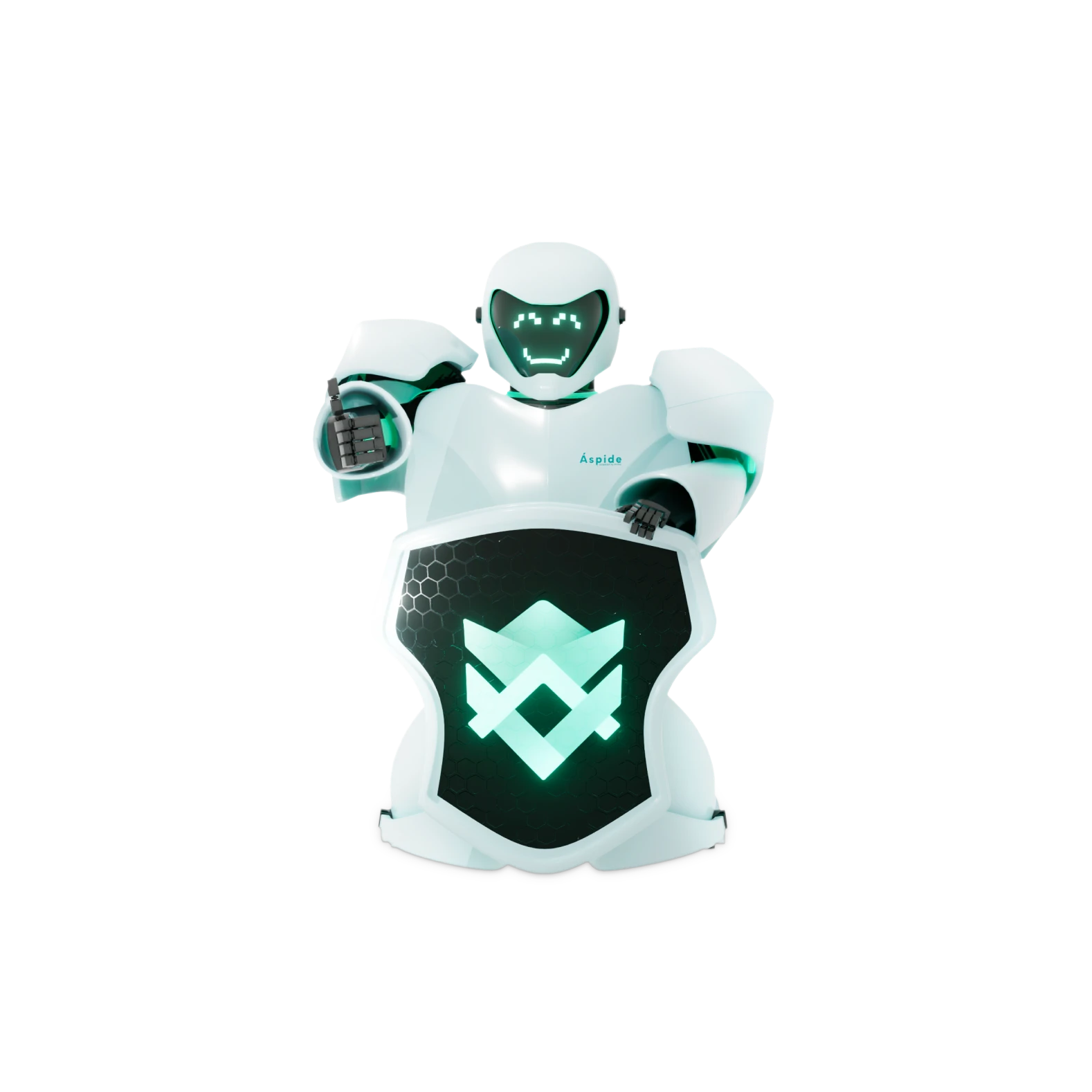 Robô Áspide representando dados conectados